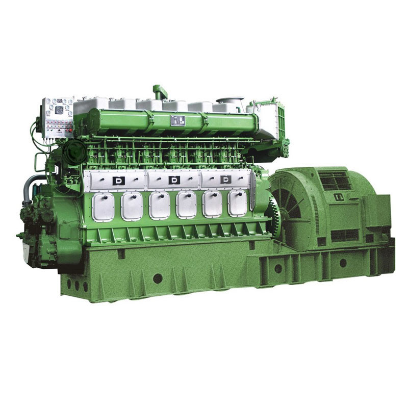 ISO9001 Genset Marine Generator 1000kW To 2000 KW Dual Fuel Generator Sets
